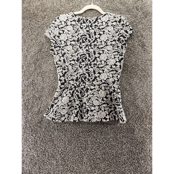 Maurices M Short Sleeve Black White Sweater - Picture 6 of 6